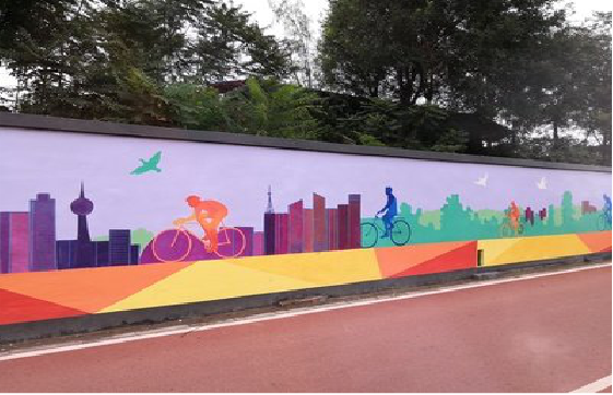 藤县墙体彩绘-围墙