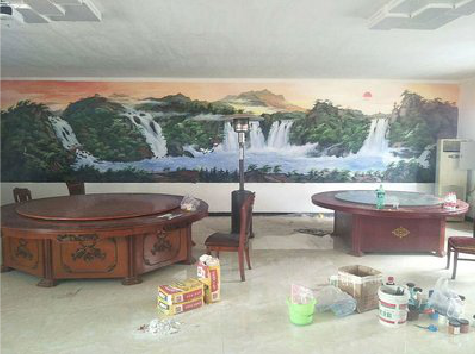 藤县墙绘-写实风景