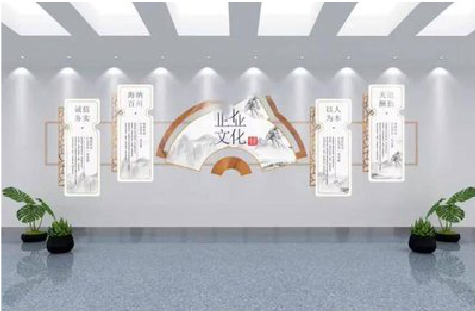 藤县企业文化墙设计的核心要素。