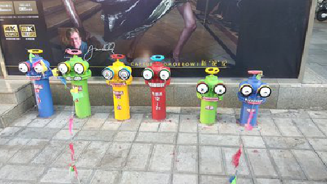 藤县商业区彩绘