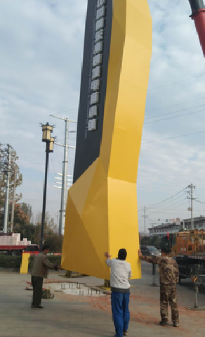 藤县标识标牌的安装方法。