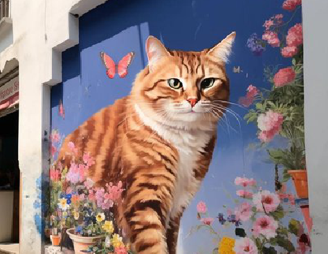 藤县自己绘制有个性的手绘墙