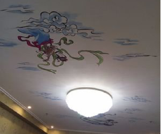 藤县如何快速绘制天花板上的手绘墙？